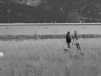 Surveying in a field